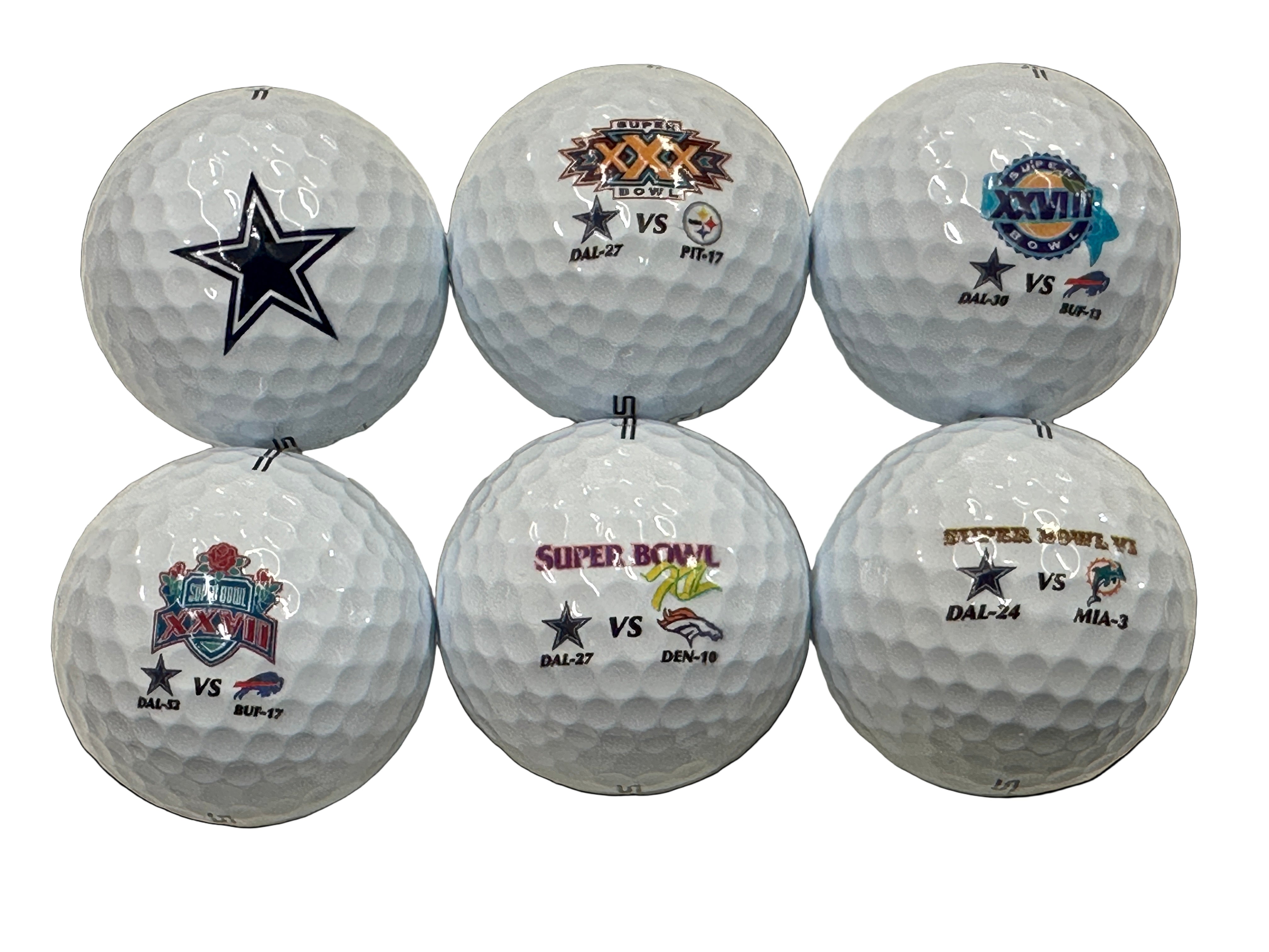 Wilson Staff Model Limited Edition Dallas Cowboys Super Bowl Golf Ball