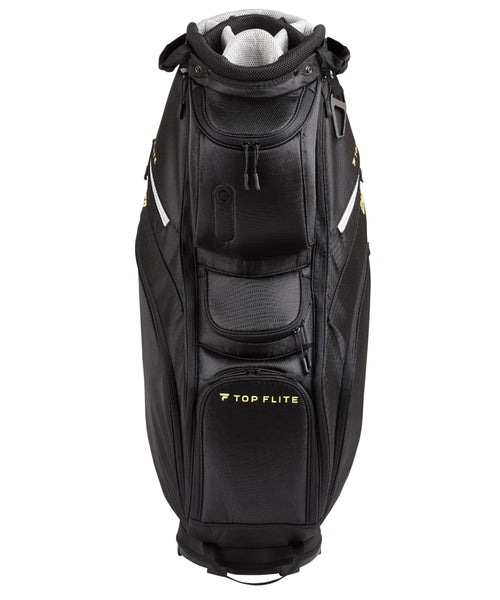 Top store Flite Golf Cart Bag 14 Divider Black Silver Mens Nice