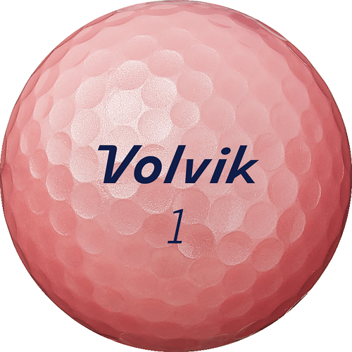 Volvik Solice Half Dozen Orange/Pink CaddiesShack