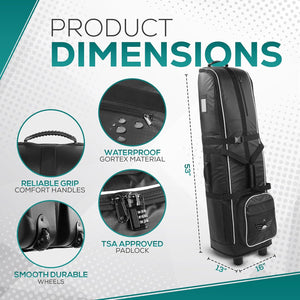 Aero Caddie Airline Golf Wheeled Travel Storage Bag