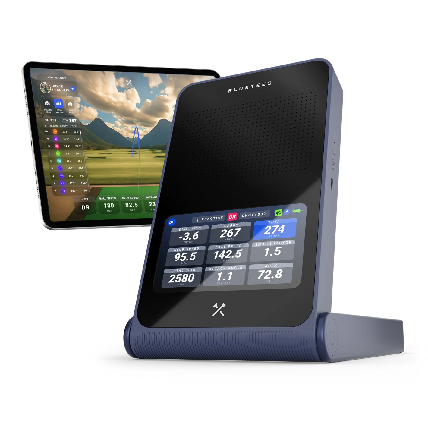 Blue Tees Golf Rainmaker Portable Launch Monitor