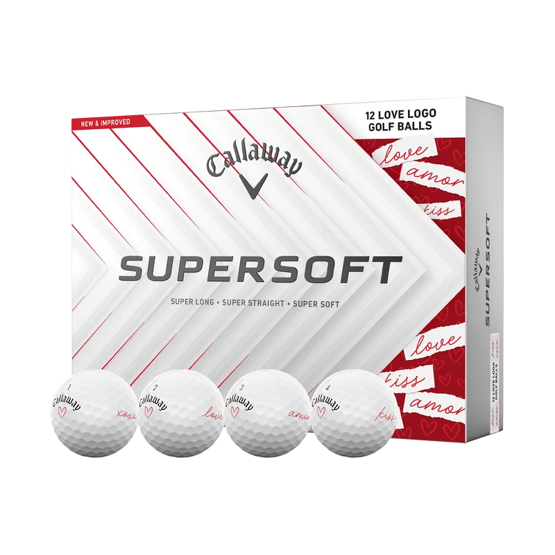 Callaway Supersoft Limited Edition Love Golf Balls