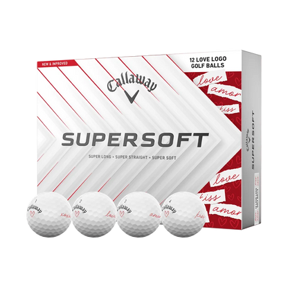 Callaway Supersoft Limited Edition Love Golf Balls