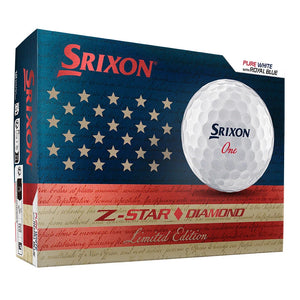 Srixon Z-Star ♦ Diamond Limited Edition All-American Red White and Blue USA Golf Balls