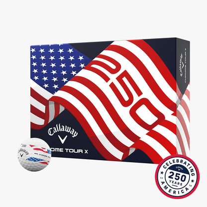 Callaway Chrome Tour X USA Stripe Golf Balls