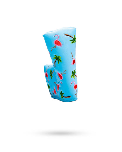 Pins And Aces Golf Dancing Flamingos - Blade Putter Cover