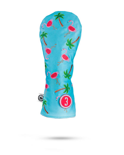 Pins And Aces Golf Dancing Flamingos - Fairway Cover