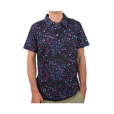 Paint Splatter Polo Black