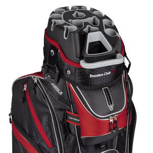 Founders Club Bomb Men's Golf Club Set with 14 Way Organizer Red Bag Right Hand