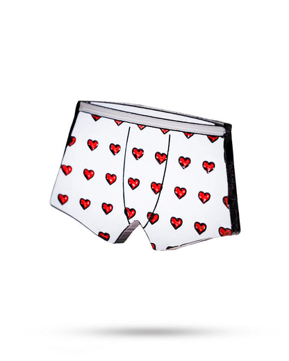 Pins And Aces Golf Heart Boxers Ball Marker