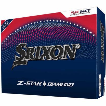 Srixon Z-Star ♦ Diamond Limited Edition Red White and Blue USA Golf Balls