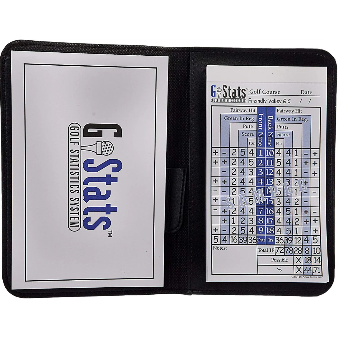 ProActive Sports G Stats Golf Statistics Book