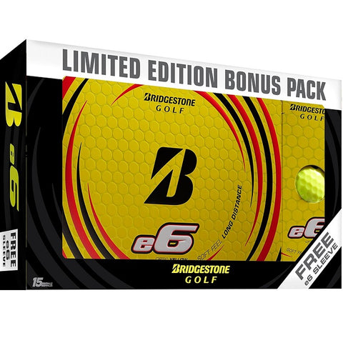 Bridgestone e6 Limited Edition Bonus Pack - Yellow