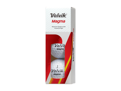 Volvik Magma Golf Balls - Non-Conforming Distance Ball - SLEEVE