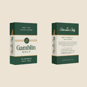 Gamblin Golf The Gentleman's Tee Pack - 20 Bamboo Tees