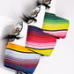Pins And Aces Golf Mustache Sugar Skull - Blade Putter Cover White