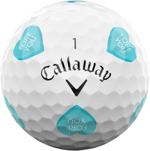 Callaway Chrome soft Limited Hearts Golf Balls