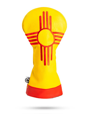 Pins And Aces Golf New Mexico State Flag - Driver Cover