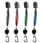 Nylon Dual Sided Golf Groove Cleaning Brush with Retractable Cord