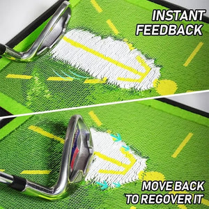 Swing Path Golf Strike Pad Hitting Mat Training Aid
