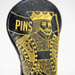 Pins And Aces Golf Black/Gold King of Spades - Driver Cover