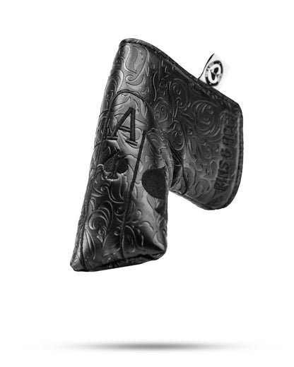 Pins And Aces Golf Blackout Ace of Spades - Blade Putter Cover