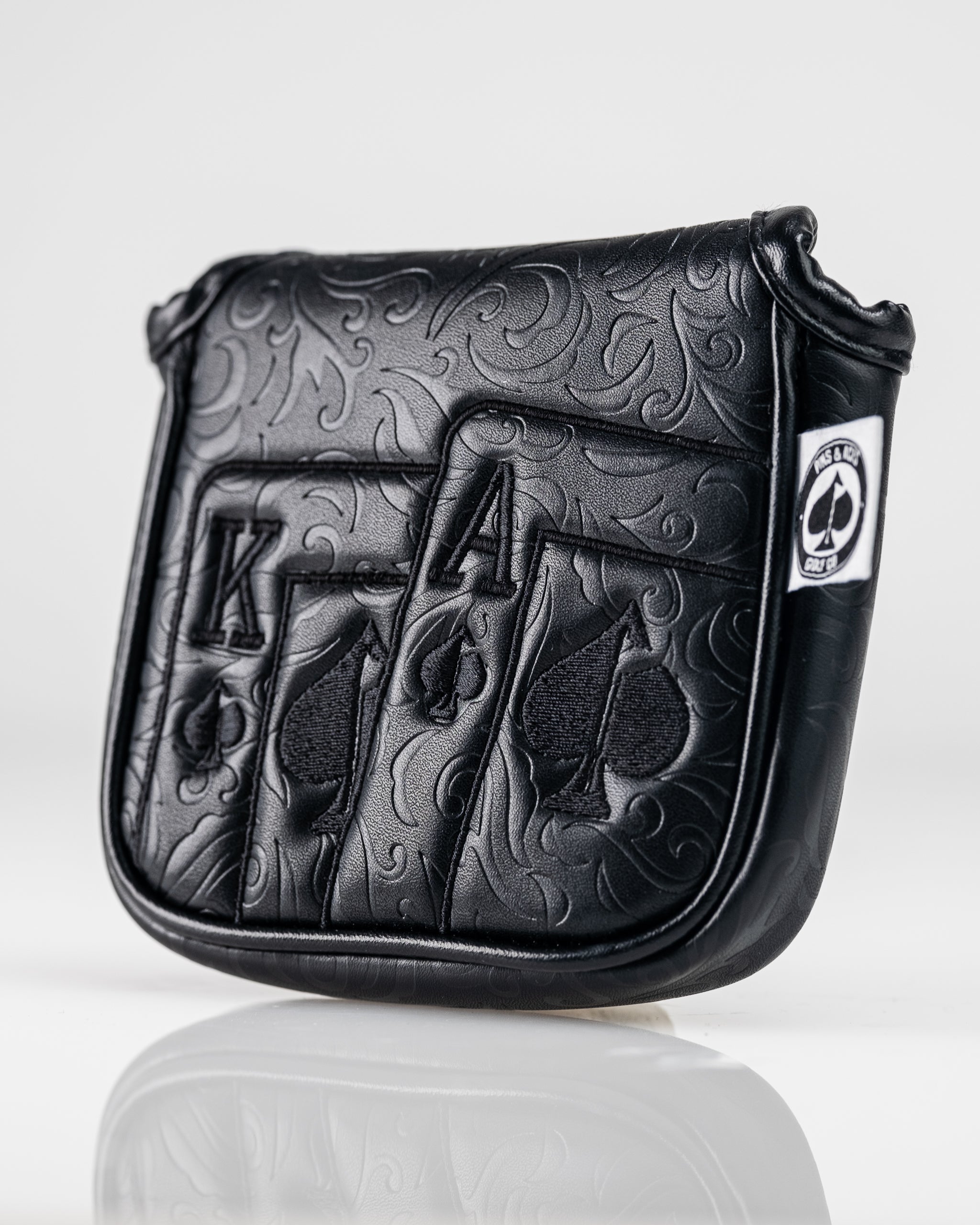 Pins and Aces Ace of Spades Mallet Putter Cover