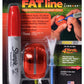 Line M Up Fat Line Golf Ball Alignment Tool with Sharpie Marker