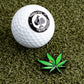 Pins And Aces Golf Pot Leaf Ball Marker