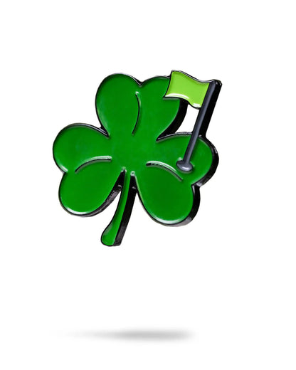 Pins And Aces Golf Shamrock Ball Marker