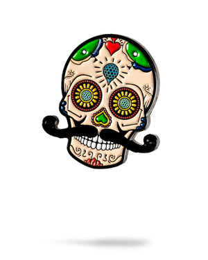 Pins And Aces Golf Sugar Skull Ball Marker