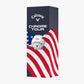 Callaway Chrome Tour USA Stripe Golf Balls