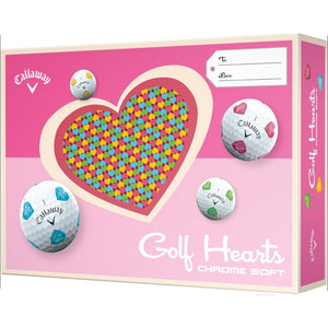 Callaway Chrome soft Limited Hearts Golf Balls