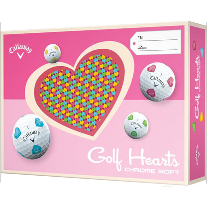 Callaway Chrome soft Limited Hearts Golf Balls