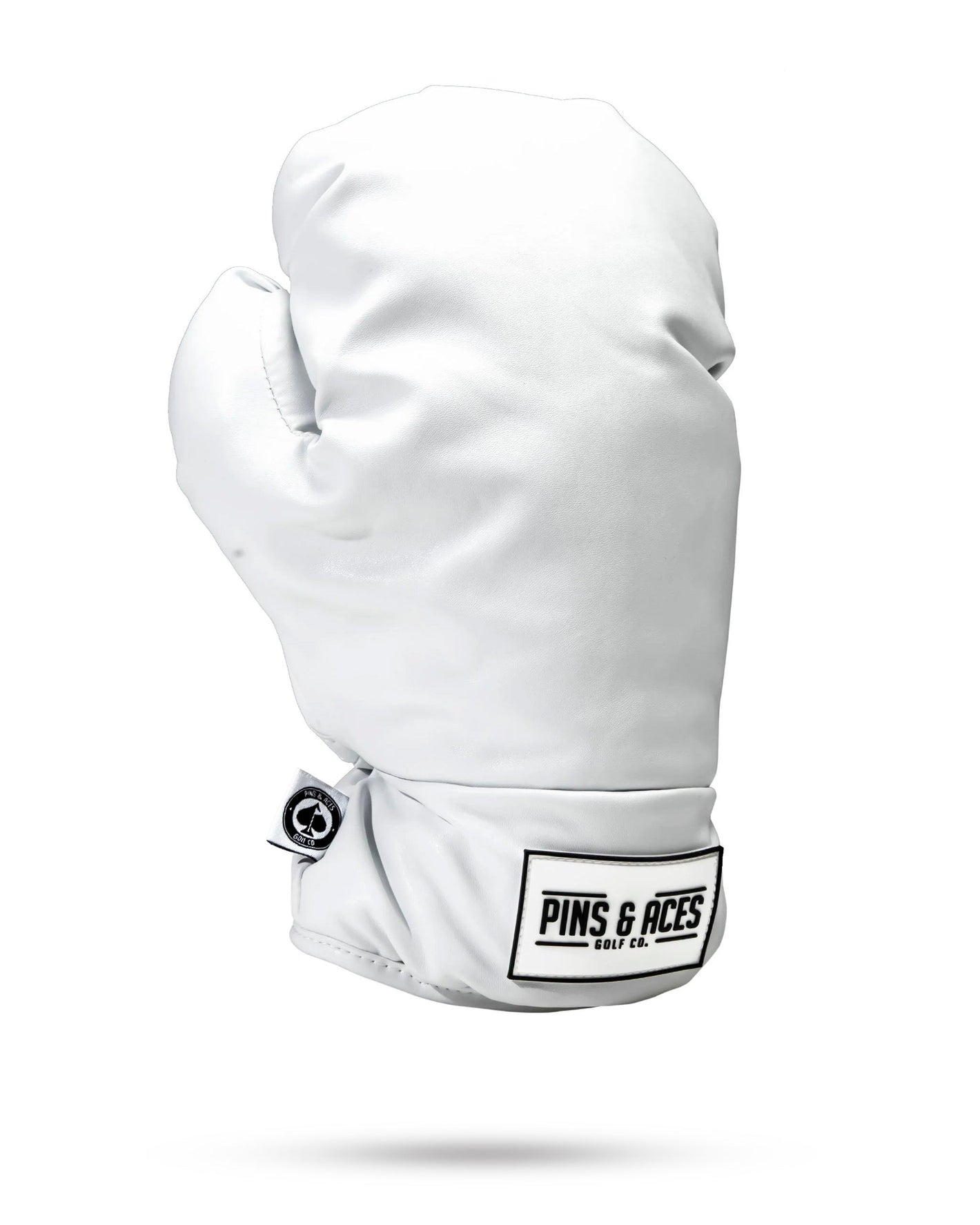 Pins And Aces Golf Boxing Glove White - Driver Cover
