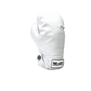 Pins And Aces Golf Boxing Glove White - Fairway Cover