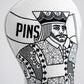 Pins And Aces Golf White Out King of Spades - Driver Cover