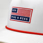 Pins And Aces Golf Perforated Rope Hat - USA