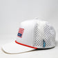 Pins And Aces Golf Perforated Rope Hat - USA
