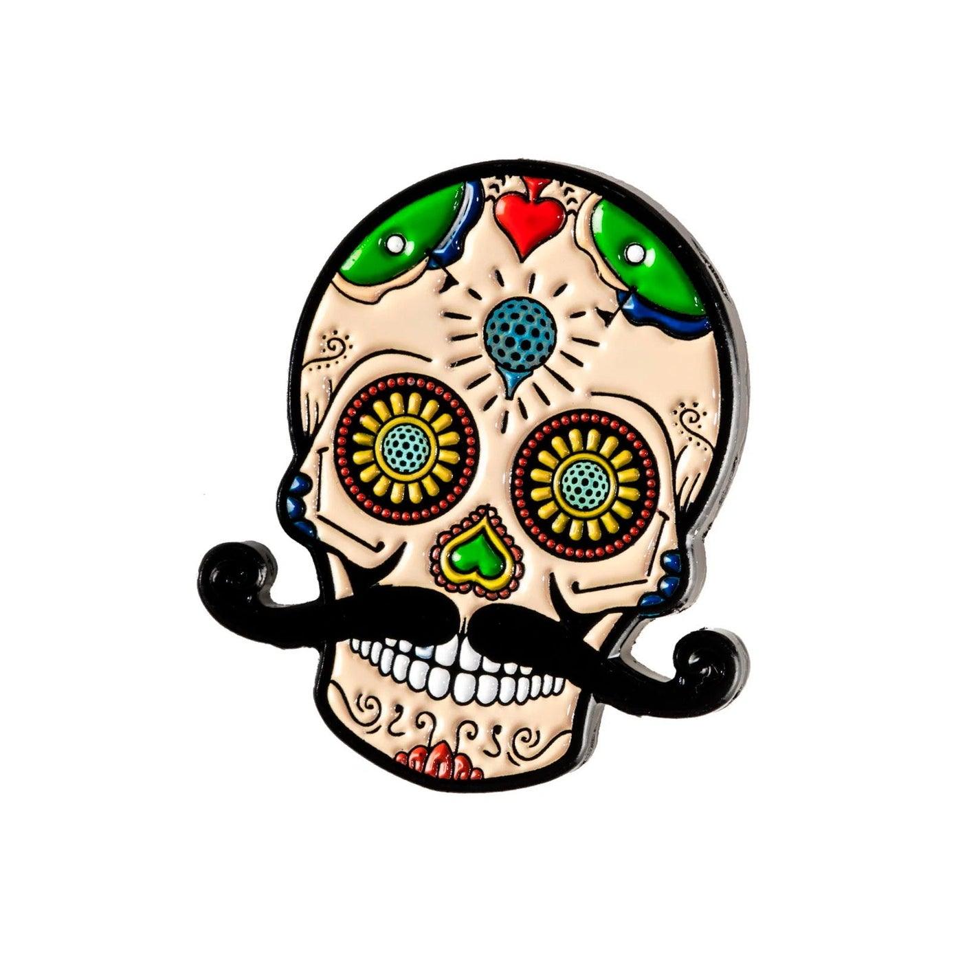 Pins And Aces Golf Sugar Skull Ball Marker