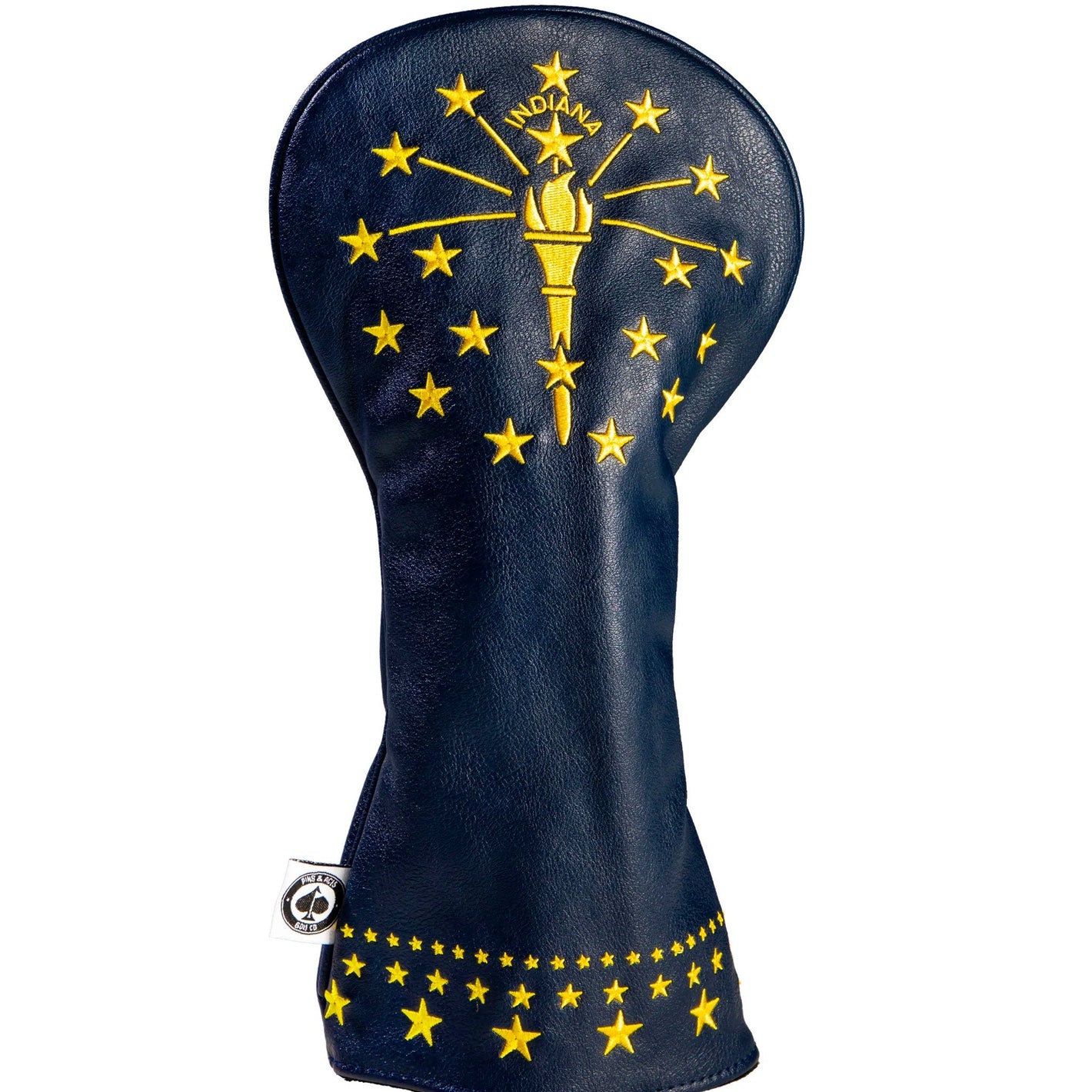 Pins And Aces Golf Indiana State Flag - Driver Cover
