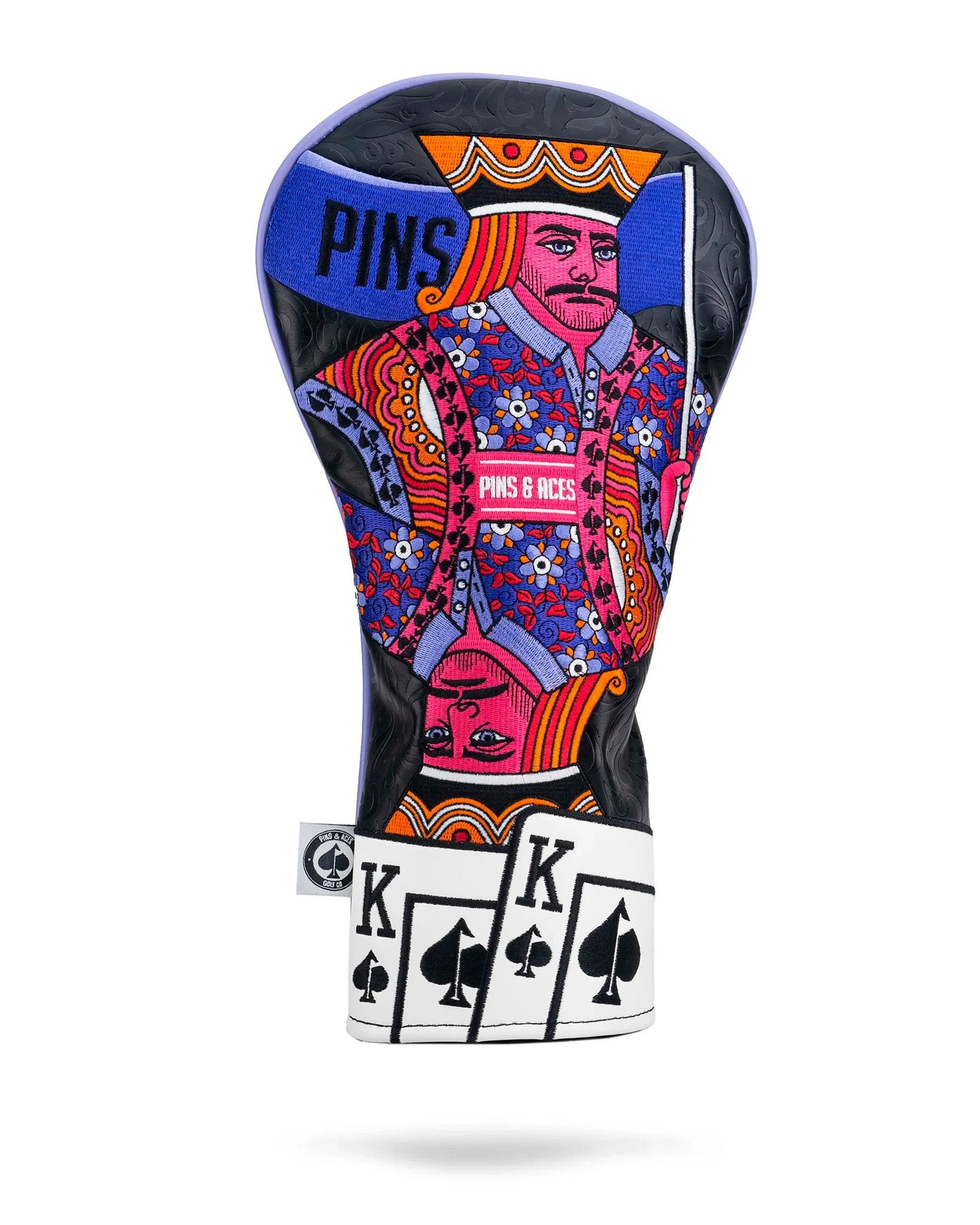 Pins And Aces Golf King of Spades - Driver Cover
