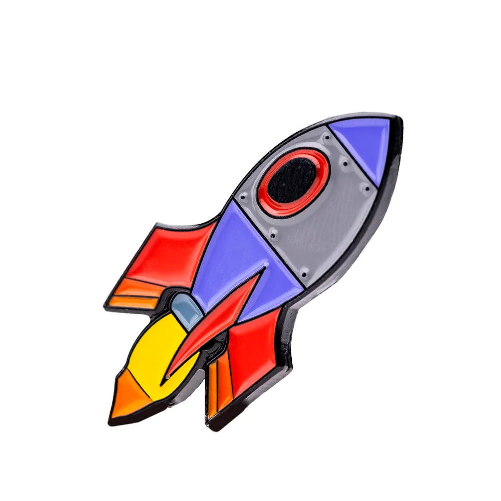 Pins And Aces Golf Rocket Emoji Ball Marker