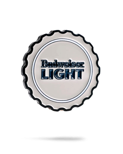 Pins And Aces Golf Budweiser Light Ball Marker - Grey