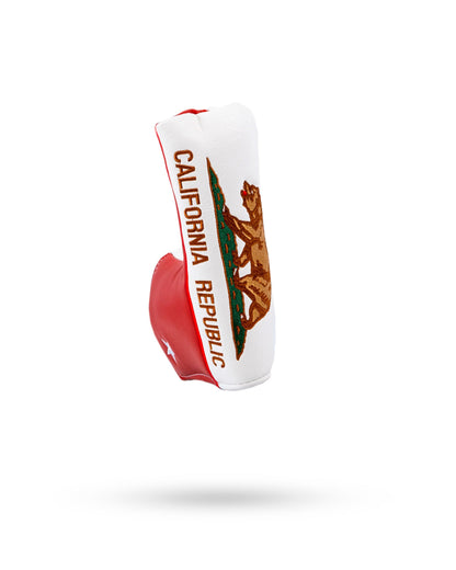 Pins And Aces Golf California State Flag - Blade Putter Cover