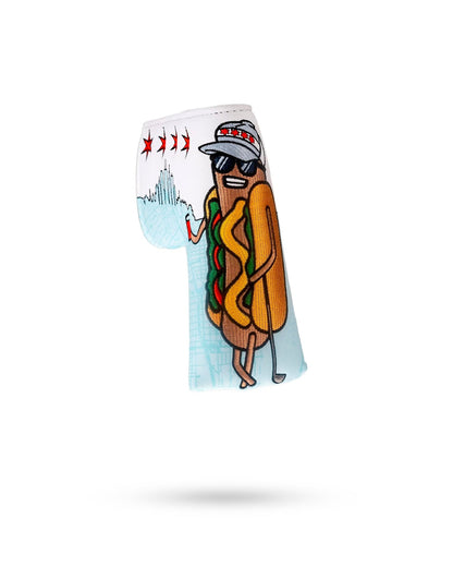 Pins And Aces Golf Chicago Dog - Blade Putter Cover