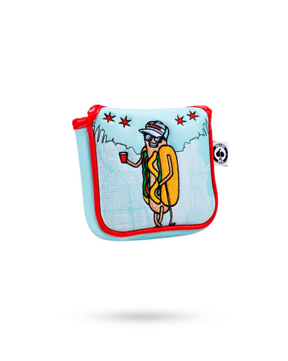 Pins And Aces Golf Chicago Dog - Mallet Putter Cover