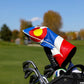 Pins And Aces Golf Colorado State Flag - Driver Cover