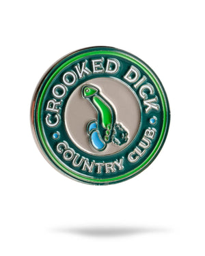 Pins And Aces Golf Crooked Dick CC Ball Marker