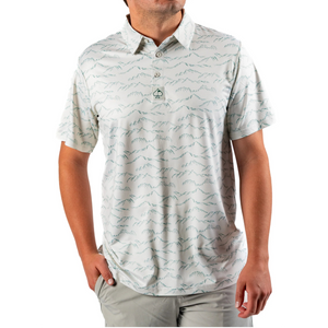 Pins & Aces Men's ALTITUDE ADJUSTMENT Performance Polo